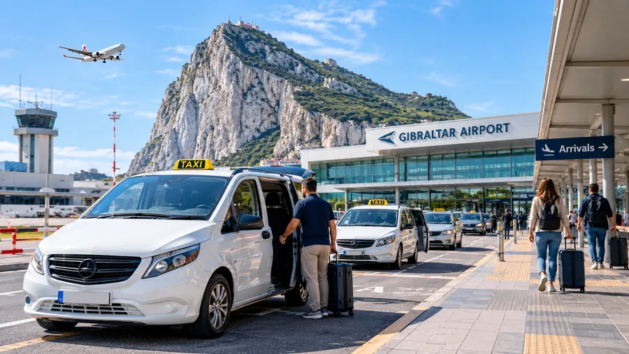 Guía de taxis del aeropuerto de Gibraltar: tarifas, paradas y consejos