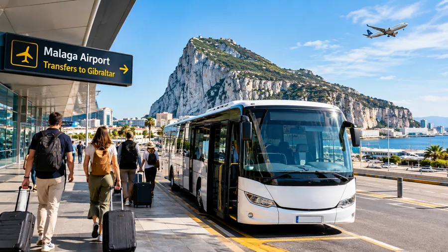 Málaga a Gibraltar: traslados al aeropuerto, autobús y tiempos de viaje