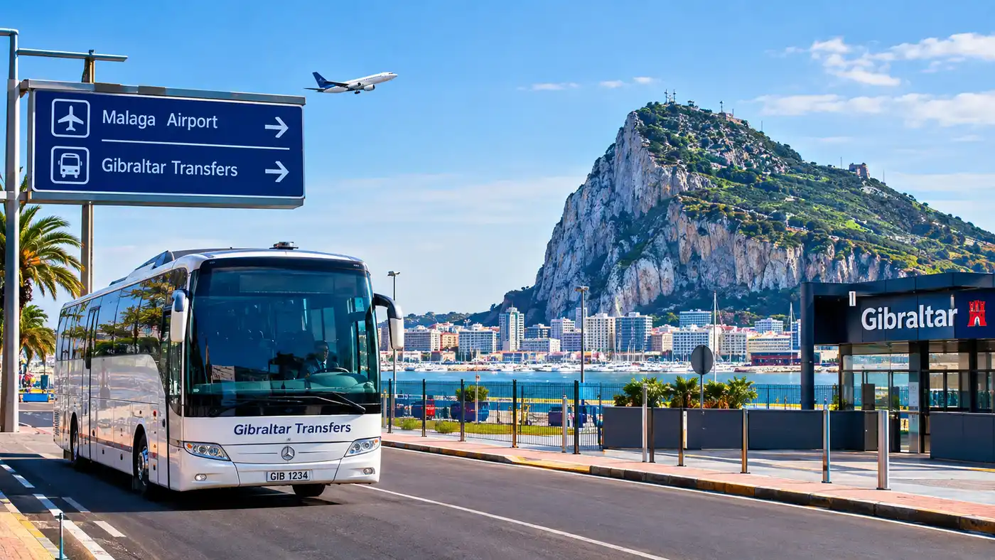 Málaga a Gibraltar: traslados al aeropuerto, autobús y tiempos de viaje